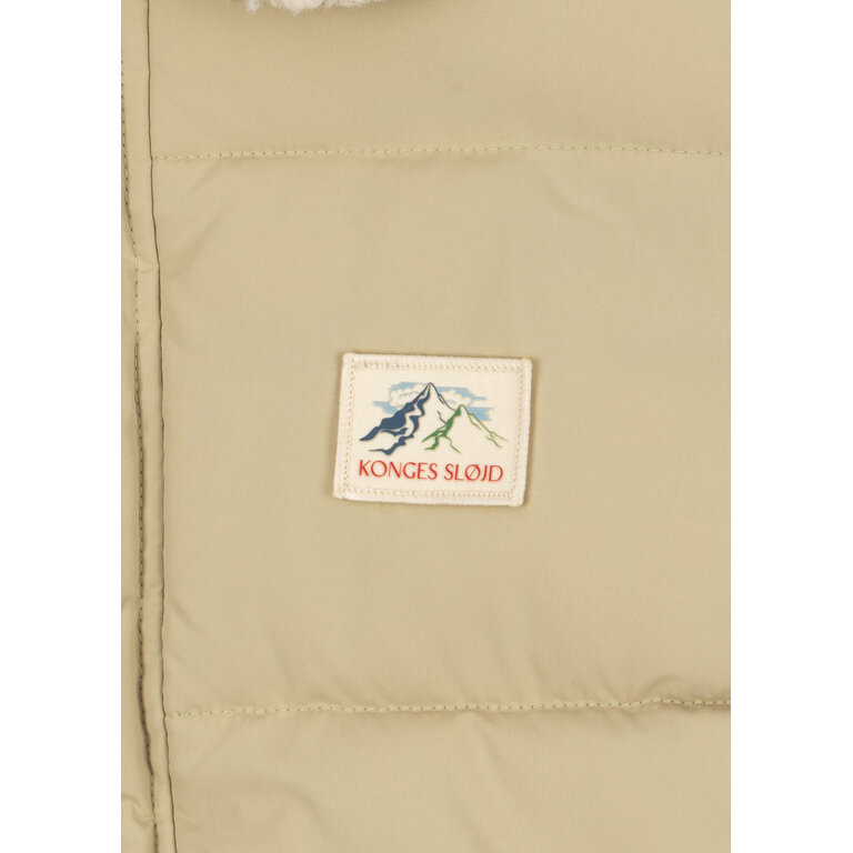 Konges Sløjd KONGES SLØJD winterjas kind Alpi Collar Jacket GRS Pale Olive Green (licht olijfgroen)