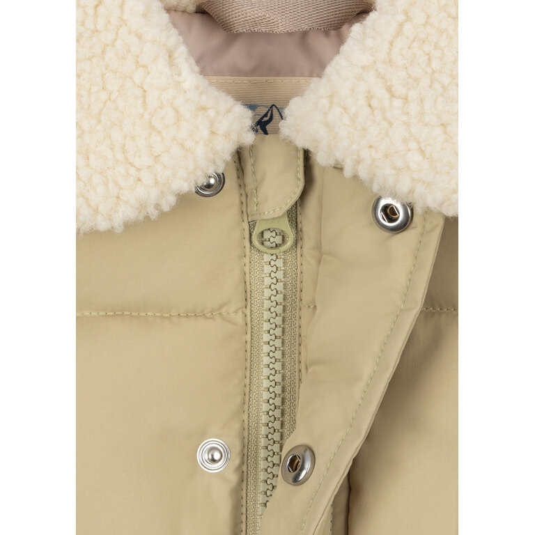 Konges Sløjd KONGES SLØJD winterjas kind Alpi Collar Jacket GRS Pale Olive Green (licht olijfgroen)