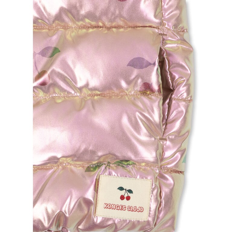 Konges Sløjd KONGES SLØJD winterjas meisje Kath Jacket GRS Ma Grande Cerise (glanzend lichtroze met kersen)