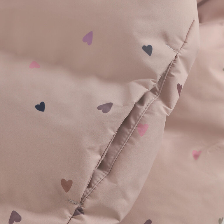 EN FANT EN FANT winterjas meisje Jacket Quilt AOP Adobe Rose (oudroze)