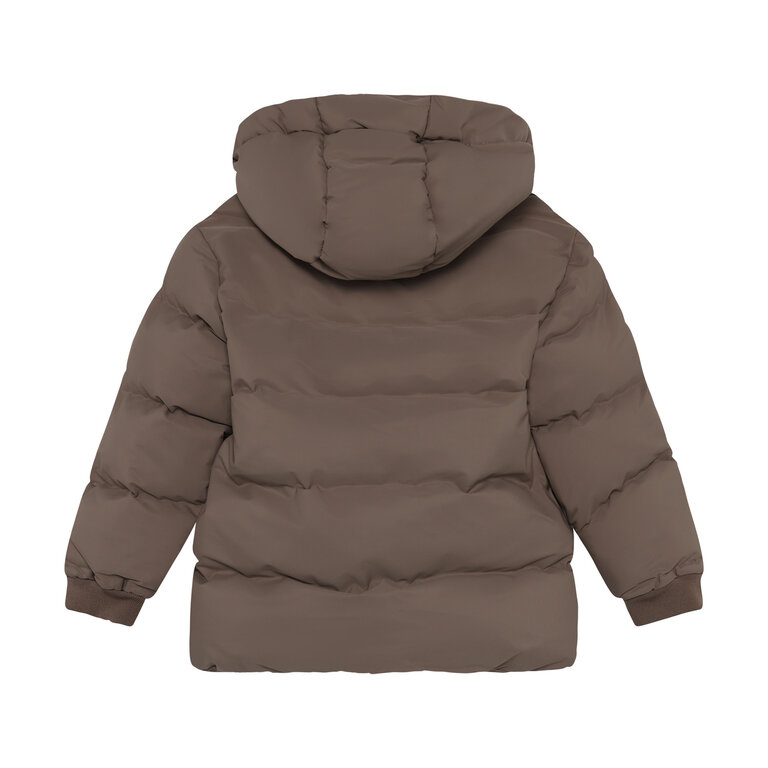 EN FANT EN FANT winterjas kind Quilt AOP Pine Bark (donkerbruin)