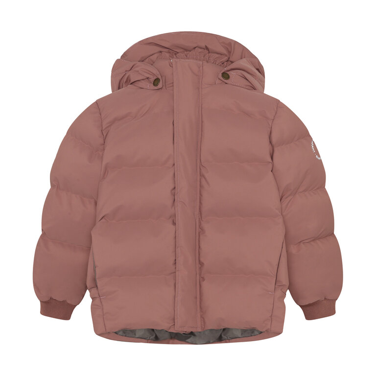 EN FANT EN FANT winterjas meisje Quilt AOP Burlwood (oudroze)