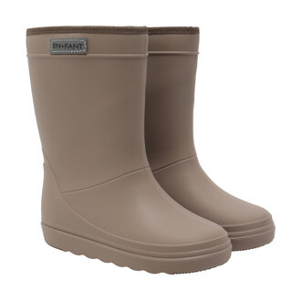 EN FANT Thermo Boots Solid | Pine Bark