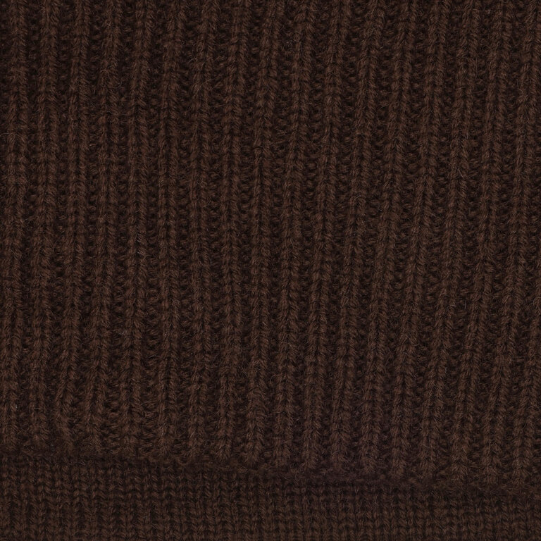 EN FANT EN FANT gebreide colsjaal kind Coffee Bean (donkerbruin)
