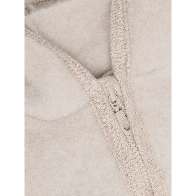 Huttelihut HUTTELIHUT wollen fleece jas kind Camel Melange (camel gemêleerd)
