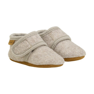 Huttelihut Wool slippers  | Sand Melange