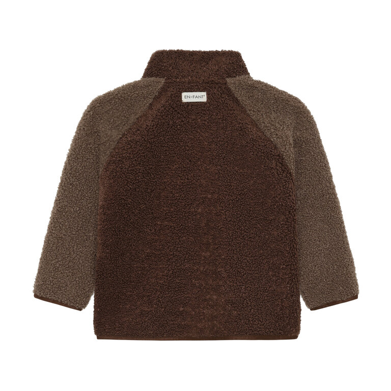 Huttelihut HUTTELIHUT teddy jas kind Chestnut (kastanjebruin)