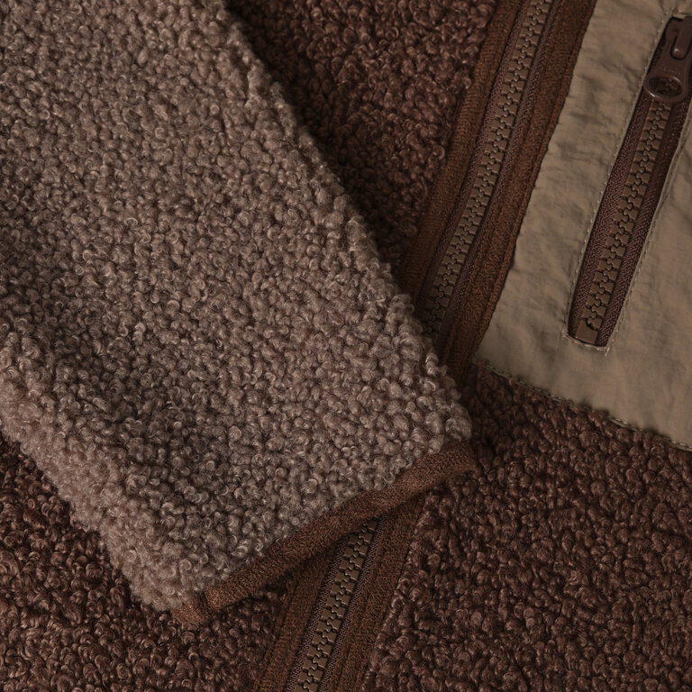EN FANT EN FANT teddy jas kind Chestnut (kastanjebruin)