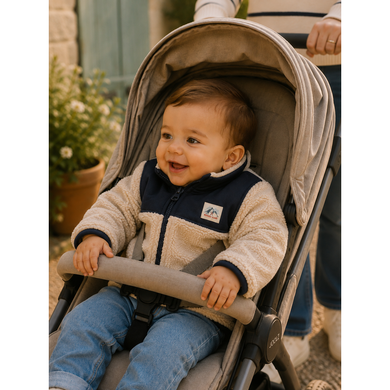 Konges Sløjd KONGES SLØJD fleecejas teddy jas kind Flynn Fleece Jacket GRS Oxford Tan (beige)