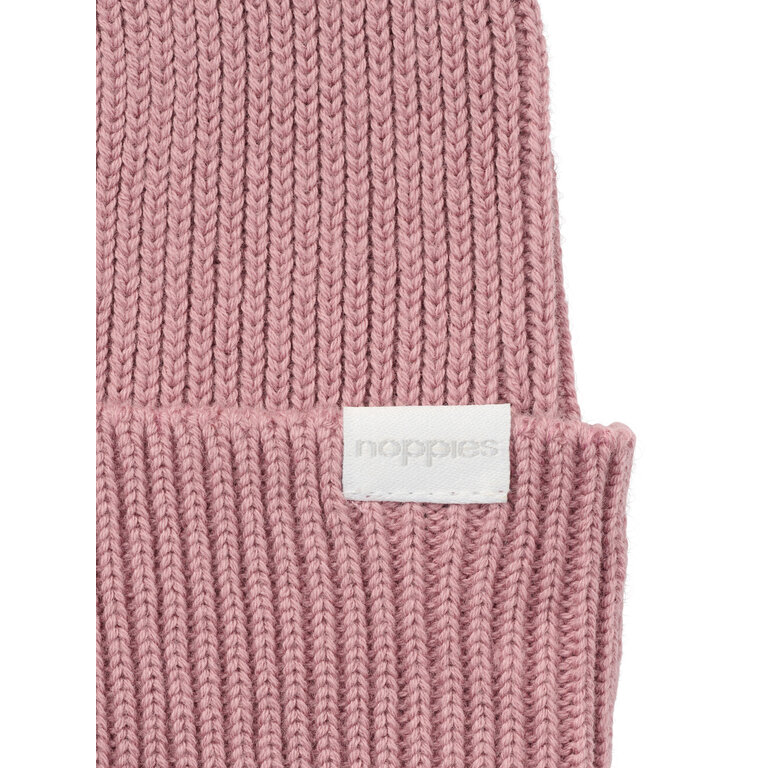 Noppies Noppies gebreide muts baby Deauville Mauve (mauve roze)