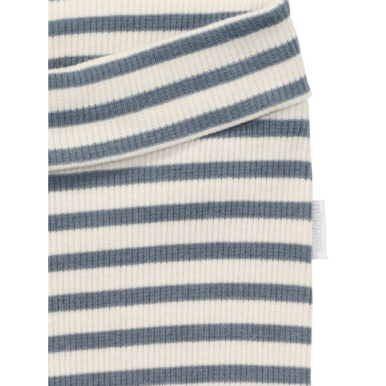 Noppies Noppies gestreepte broek baby Stormy Weather (blauwgrijs)