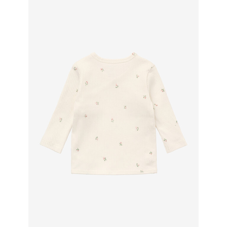 Noppies Noppies overslagshirt baby Egret (gebroken wit)