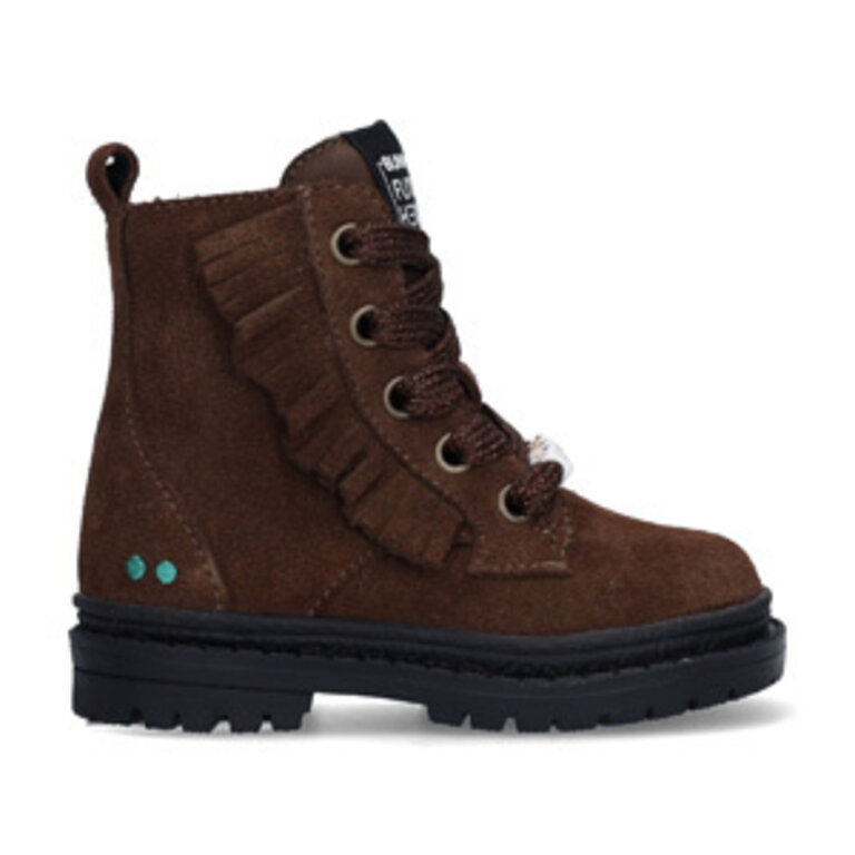 BunniesJR Bunnies Tasha Trail veterboots kind Dark Brown (donkerbruin)