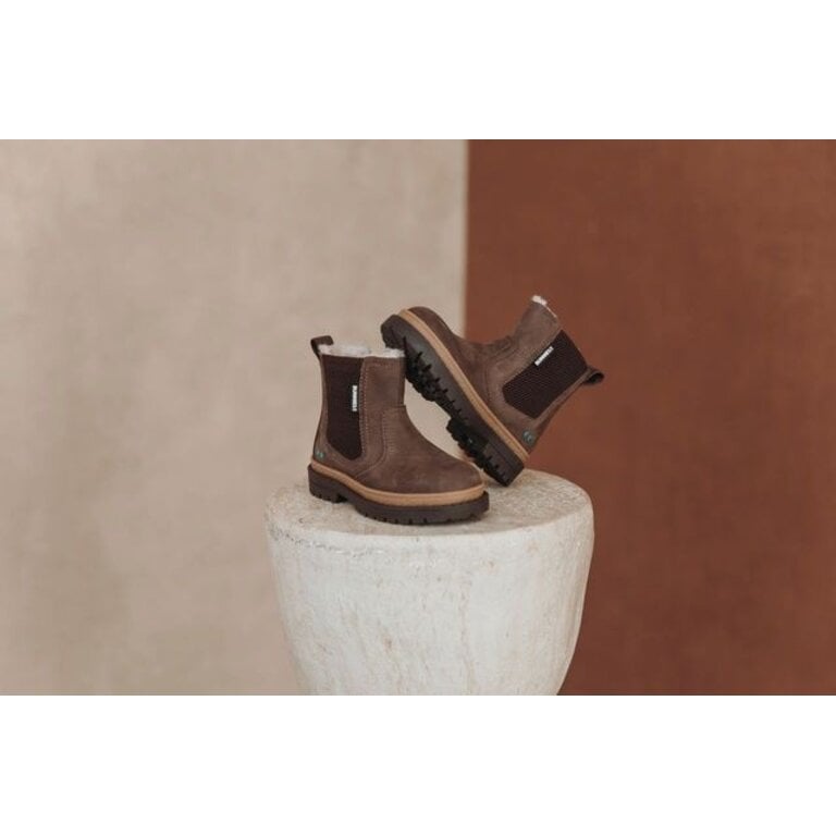 BunniesJR Bunnies Toby Trail Chelsea boots kind Dark Brown (donkerbruin)