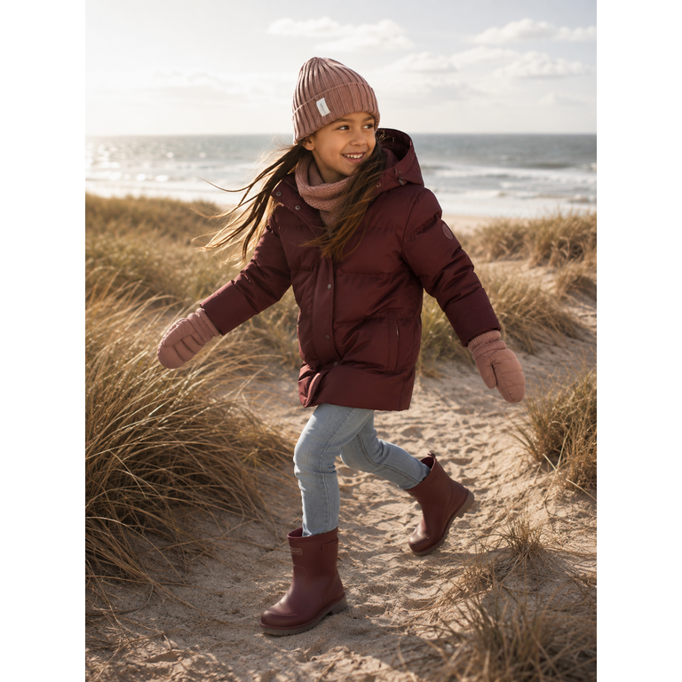EN FANT EN FANT winterjas kind Quilt AOP Port Royale (bordeaux)
