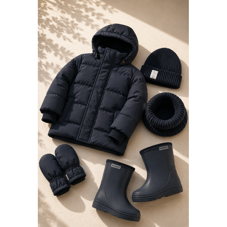 EN FANT EN FANT thermo regenlaarzen kind gevoerde laarzen Blue Night (donkerblauw)