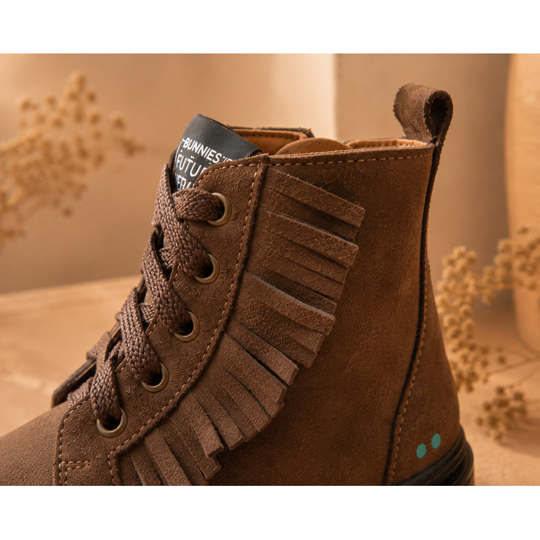 BunniesJR Bunnies Tasha Trail veterboots kind Dark Brown (donkerbruin)