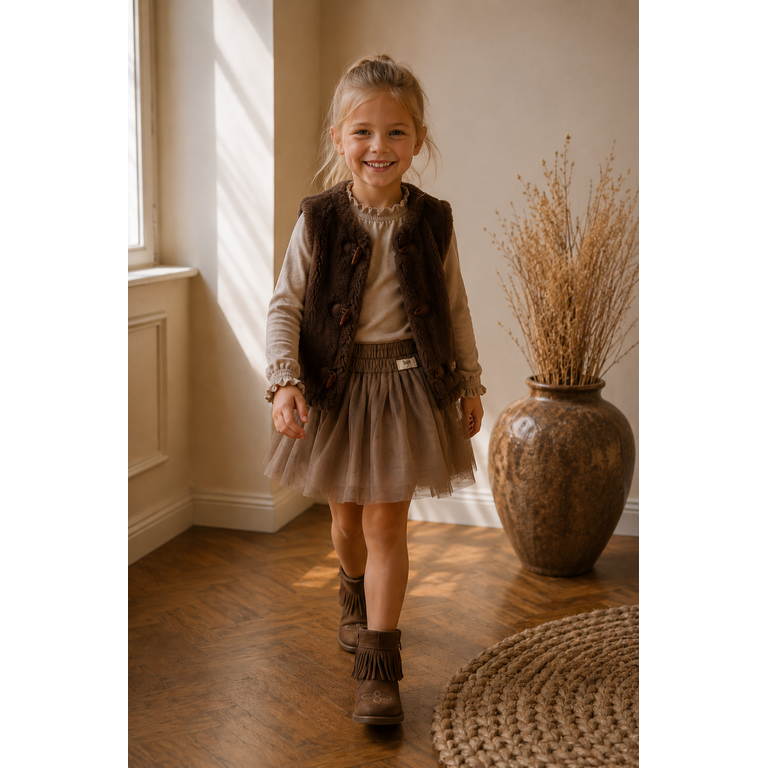 Baje Studio BAJE rokje meisje Sophia Taupe