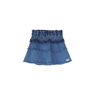 Baje Studio Yela | Short Skirt | Blue Denim