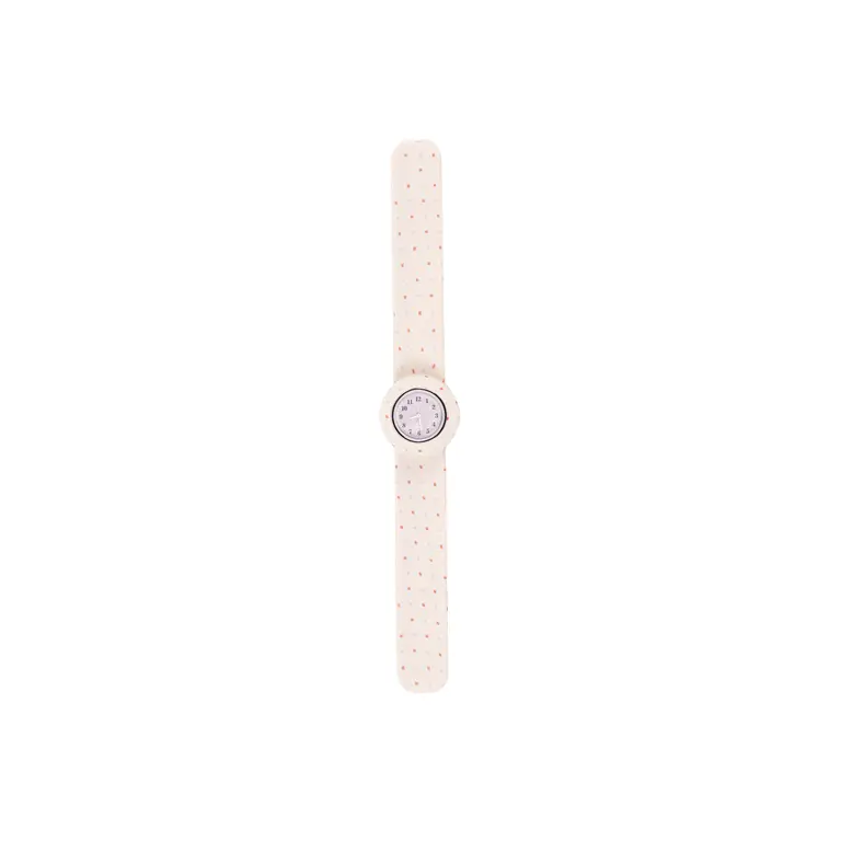 Mrs Ertha Mrs Ertha horloge meisje Strapies Organic Squares beige