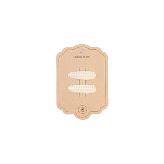 Mrs Ertha Hair Clips | Speckled Diamond