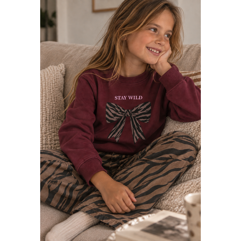 The New THE NEW sweater meisje Vonnie Burgundy (bordeaux)