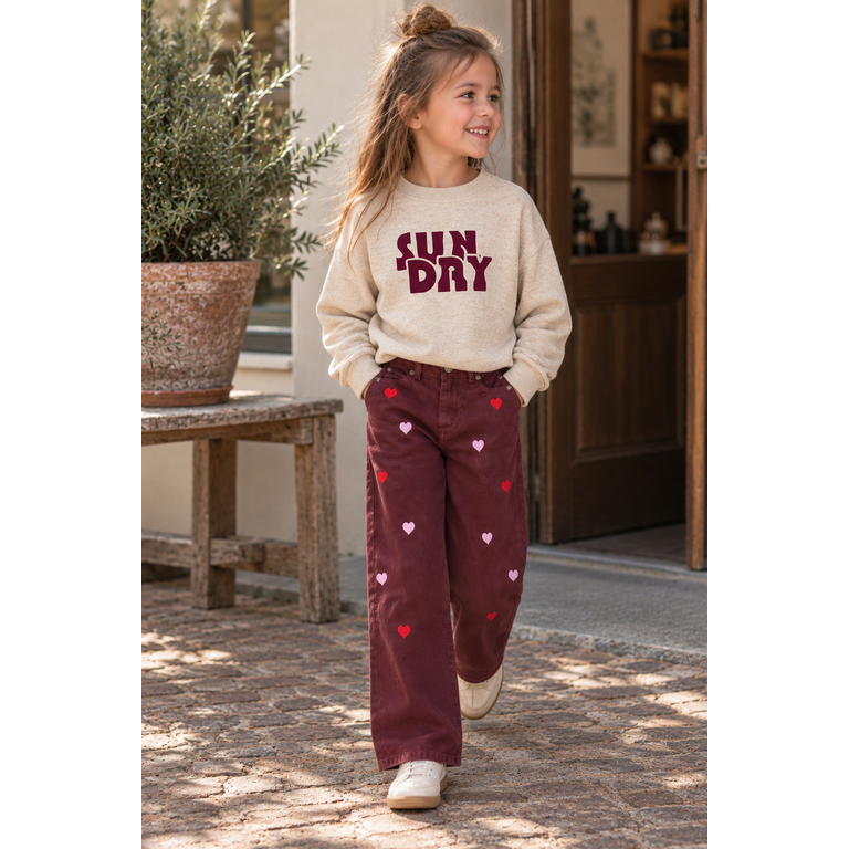 The New THE NEW sweater meisje Virna Oatmeal Melange (beige melange)