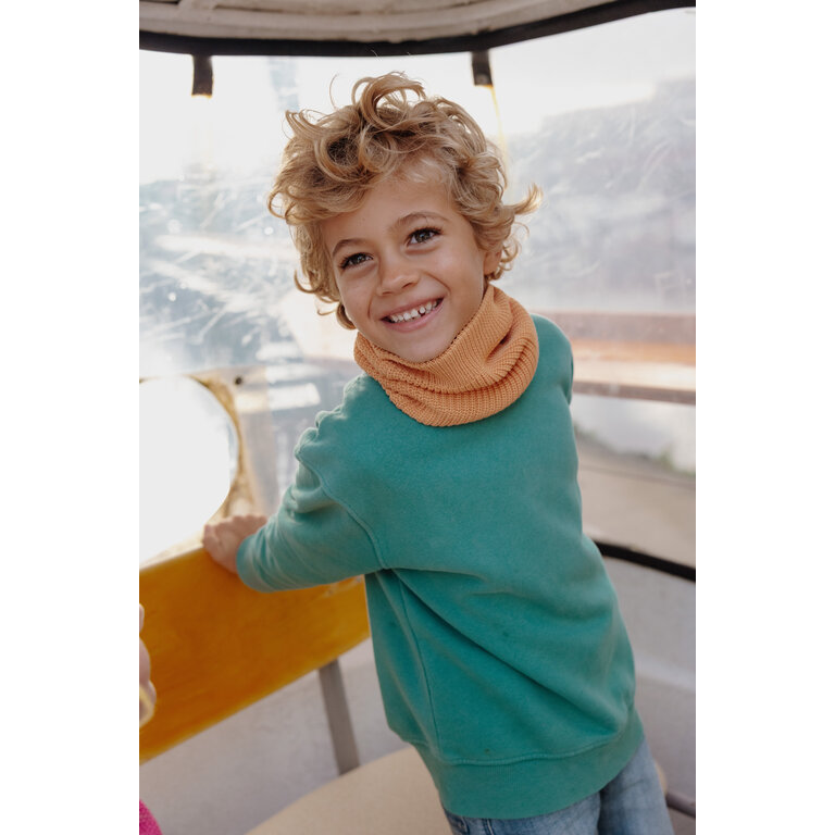 Hello Hossy  HELLO HOSSY colsjaal kind Cocoon Outback oranje-roestbruin gebreide snood