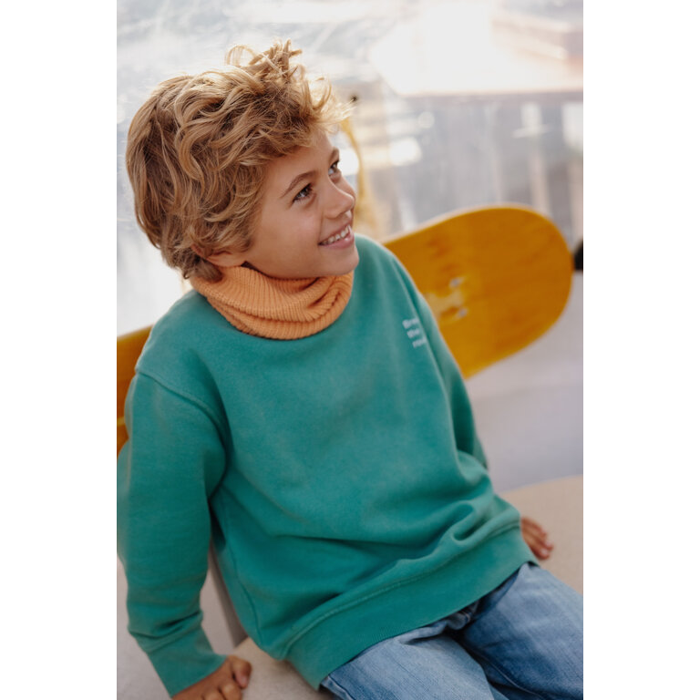 Hello Hossy  HELLO HOSSY colsjaal kind Cocoon Outback oranje-roestbruin gebreide snood