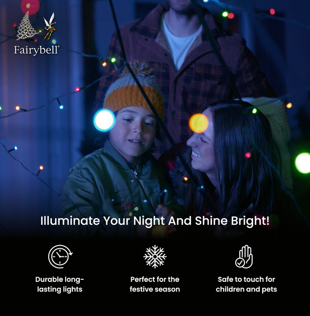 Fairybell | 8 metres | 1,500 LED lights | Warm white