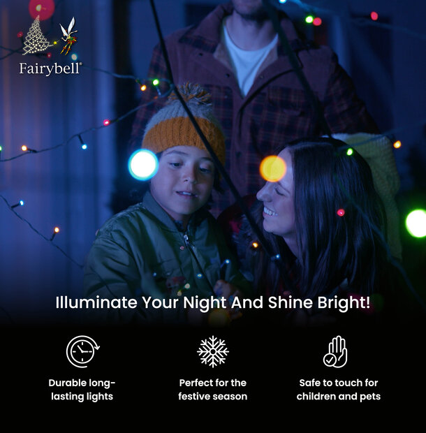 Fairybell | 10 metres | 2,000 LED lights | Warm white