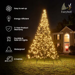 Fairybell | 4 metres | 640 LED lights | Including mast | Warm white