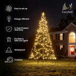 Fairybell | 3 metres | 360 LED lights | Including mast | Warm white