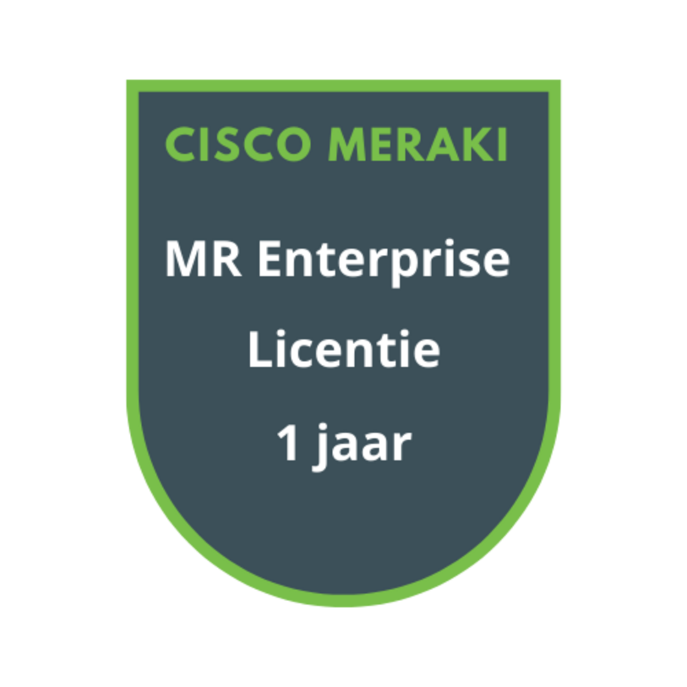 Cisco Meraki Cisco Meraki MR Enterprise Licentie 1 jaar