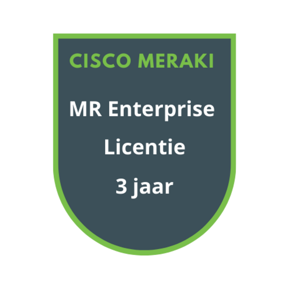 Cisco Meraki Cisco Meraki MR Enterprise Licentie 3 jaar