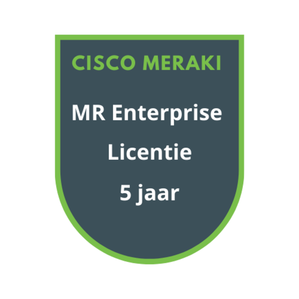 Cisco Meraki Cisco Meraki MR Enterprise Licentie 5 jaar