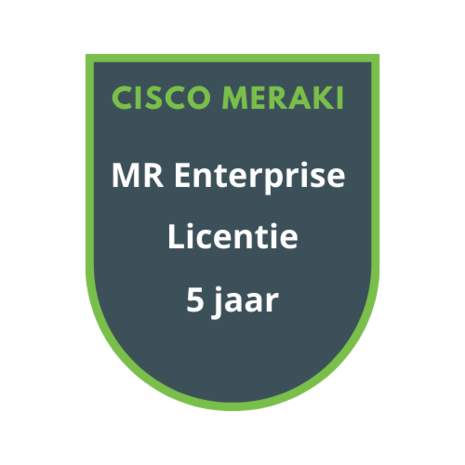 Cisco Meraki Cisco Meraki MR Enterprise Licentie 5 jaar