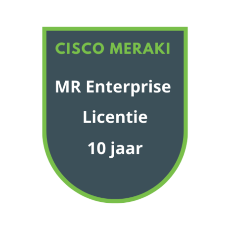 Cisco Meraki Cisco Meraki MR Enterprise Licentie 10 jaar