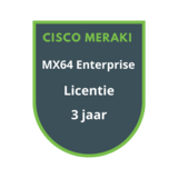 Cisco Meraki Cisco Meraki MX64 Enterprise Licentie 3 jaar