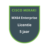 Cisco Meraki Cisco Meraki MX64 Enterprise Licentie 5 jaar