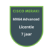 Cisco Meraki Cisco Meraki MX64 Advanced Security Licentie 7 jaar
