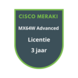 Cisco Meraki Cisco Meraki MX64W Advanced Security Licentie 3 jaar