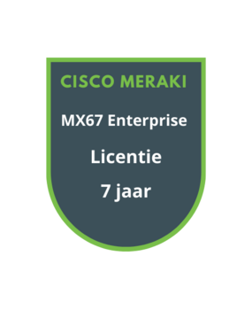 Cisco Meraki Cisco Meraki MX67 Enterprise Licentie 7 jaar