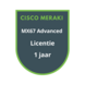 Cisco Meraki Cisco Meraki MX67 Advanced Security Licentie 1 jaar