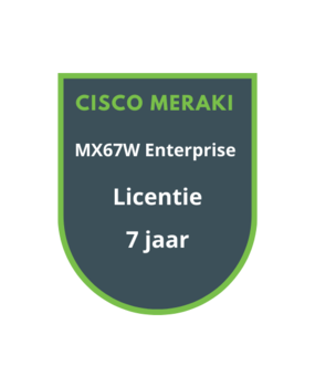 Cisco Meraki Cisco Meraki MX67W Enterprise Licentie 7 jaar