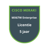 Cisco Meraki Cisco Meraki MX67W Advanced Security Licentie 5 jaar
