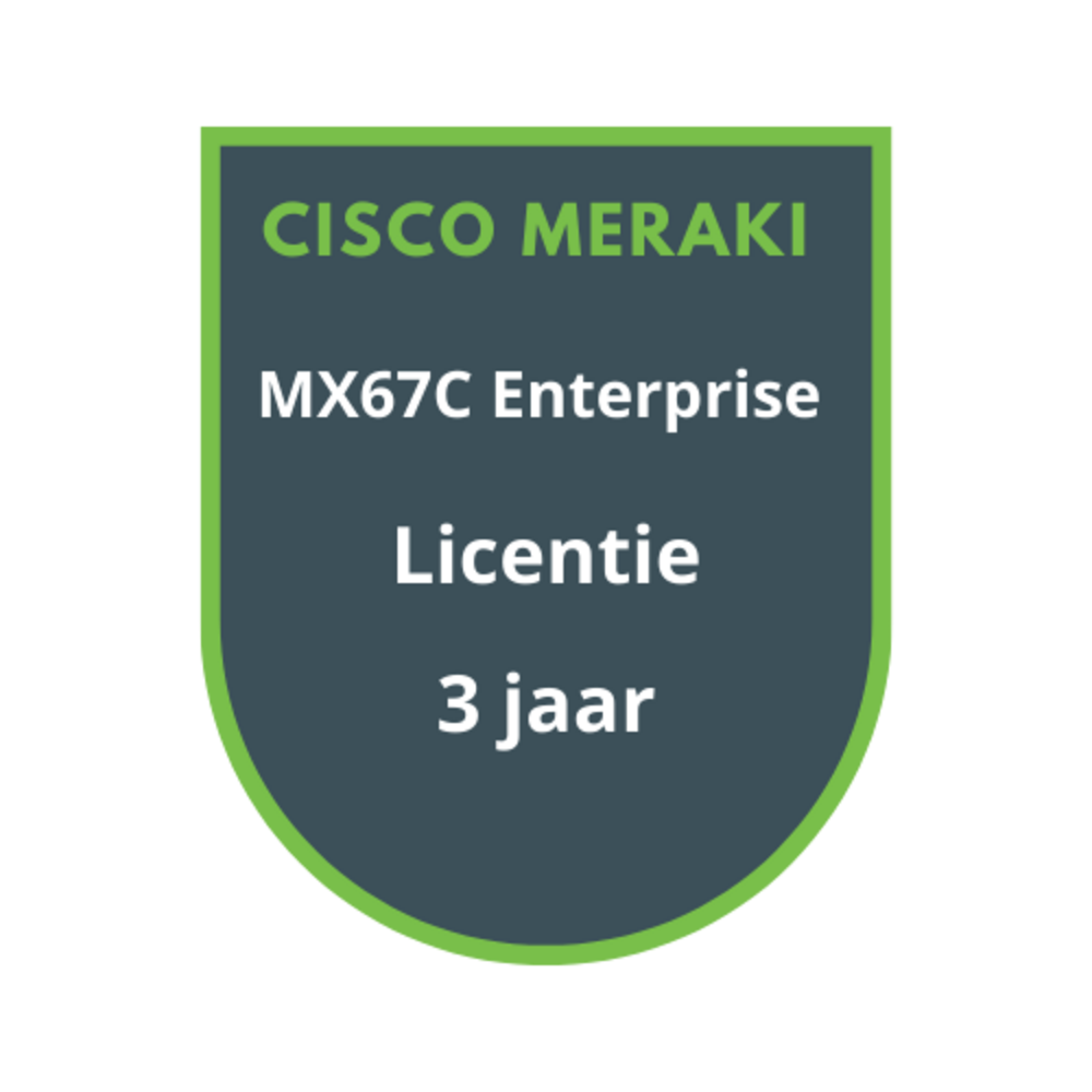 Cisco Meraki Cisco Meraki MX67C Enterprise Licentie 3 jaar