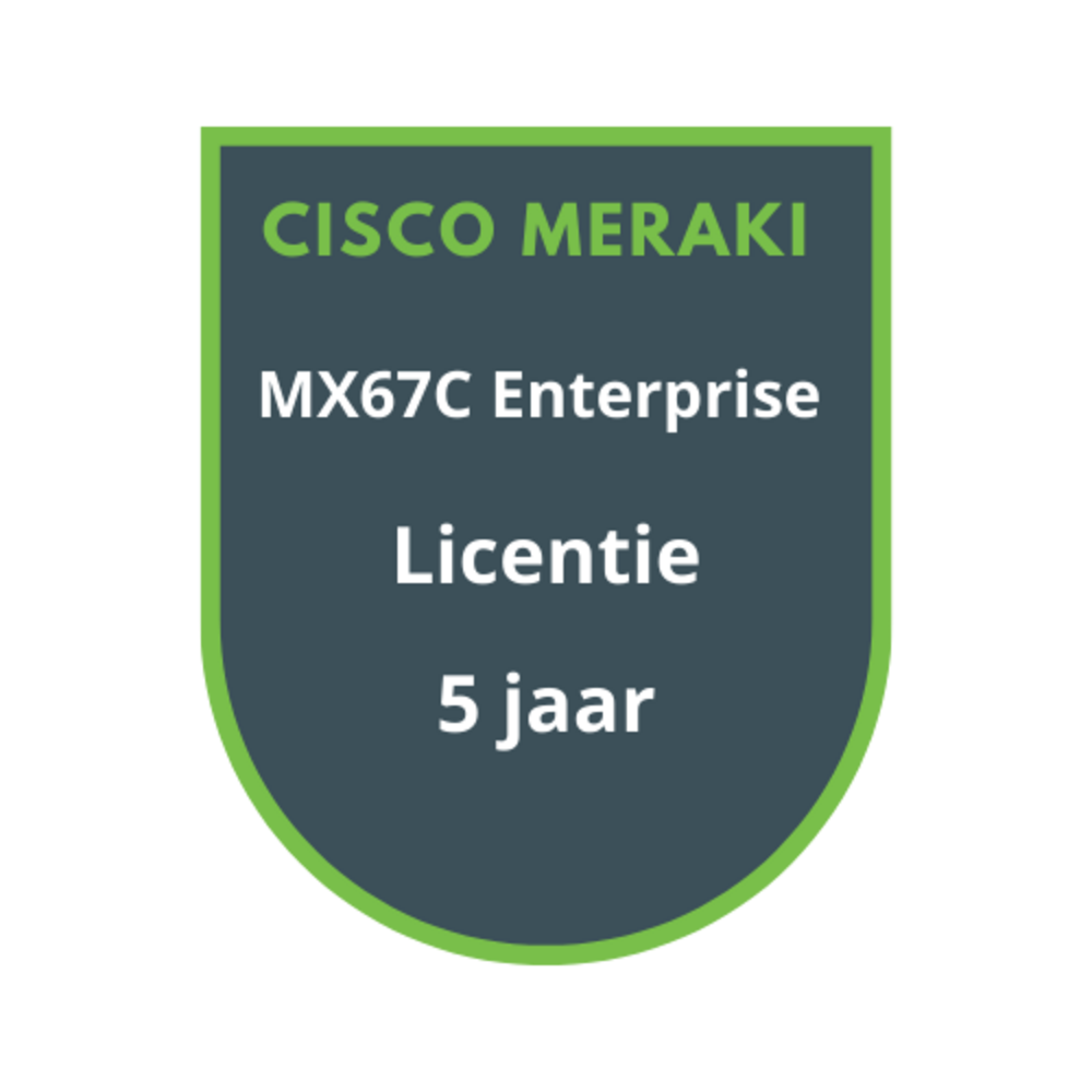 Cisco Meraki Cisco Meraki MX67C Enterprise Licentie 5 jaar
