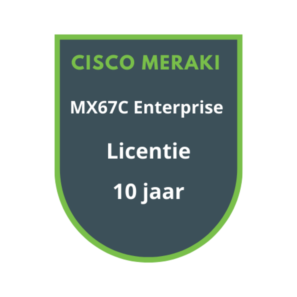 Cisco Meraki Cisco Meraki MX67C Enterprise Licentie 10 jaar