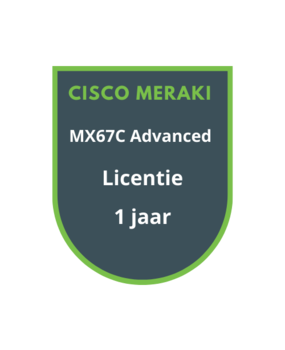 Cisco Meraki Cisco Meraki MX67C Advanced Security Licentie 1 jaar